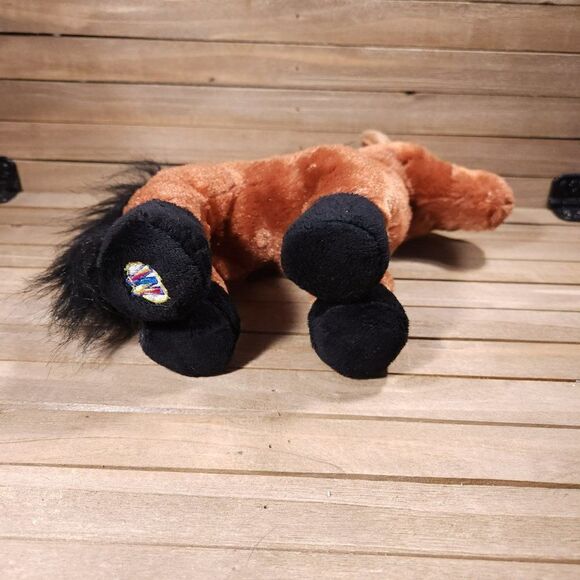 Ganz Webkinz Brown Arabian Horse Stuffed Plush 9" HM101 No Code Toy - Picture 5 of 5